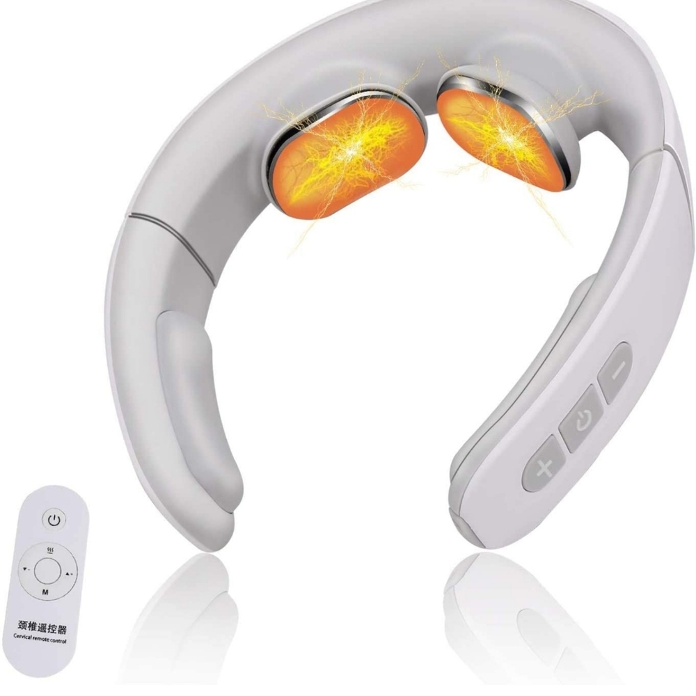 Aurboic Neck Massager with Heat,Intelligent Portable 4D Neck Massage Equipment